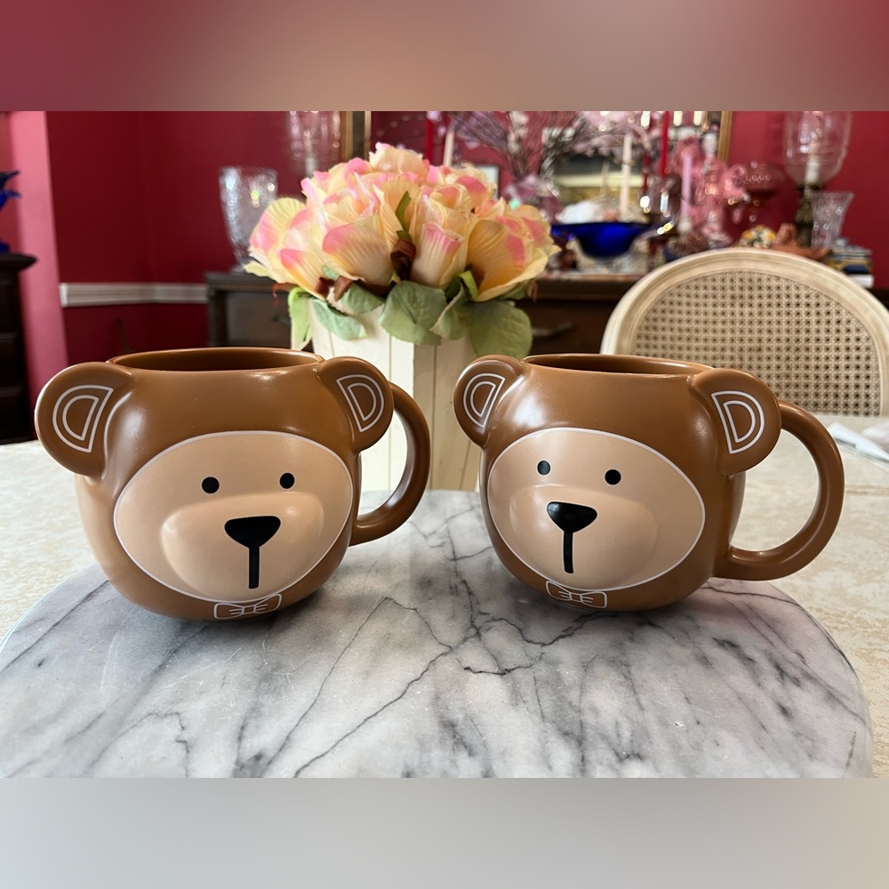 Two-2025 Starbucks Holiday Bearista Mug: Warm Bear Hug in a Mugs, Ltd. Edition